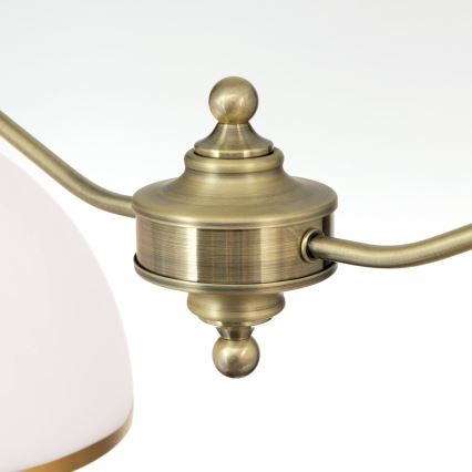Hängeleuchte an Kette OLD LAMP 2xE27/40W/230V weiß/Messing