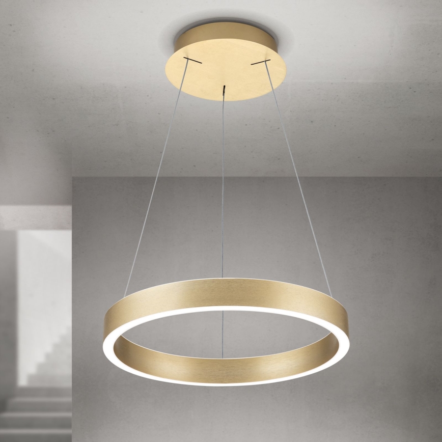 Orion - Dimmbare LED-Pendelleuchte an Kabel KOLK LED/40W/230V 2700/3000/4000K Ø 40 cm goldfarben