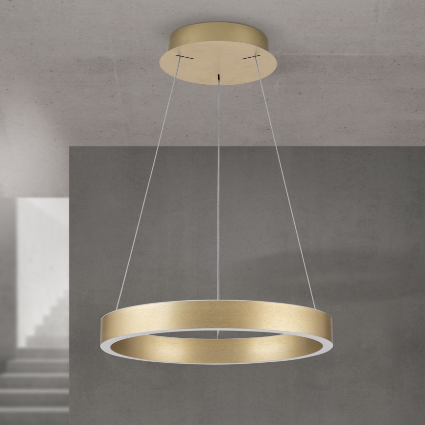 Orion - Dimmbare LED-Pendelleuchte an Kabel KOLK LED/40W/230V 2700/3000/4000K Ø 40 cm goldfarben