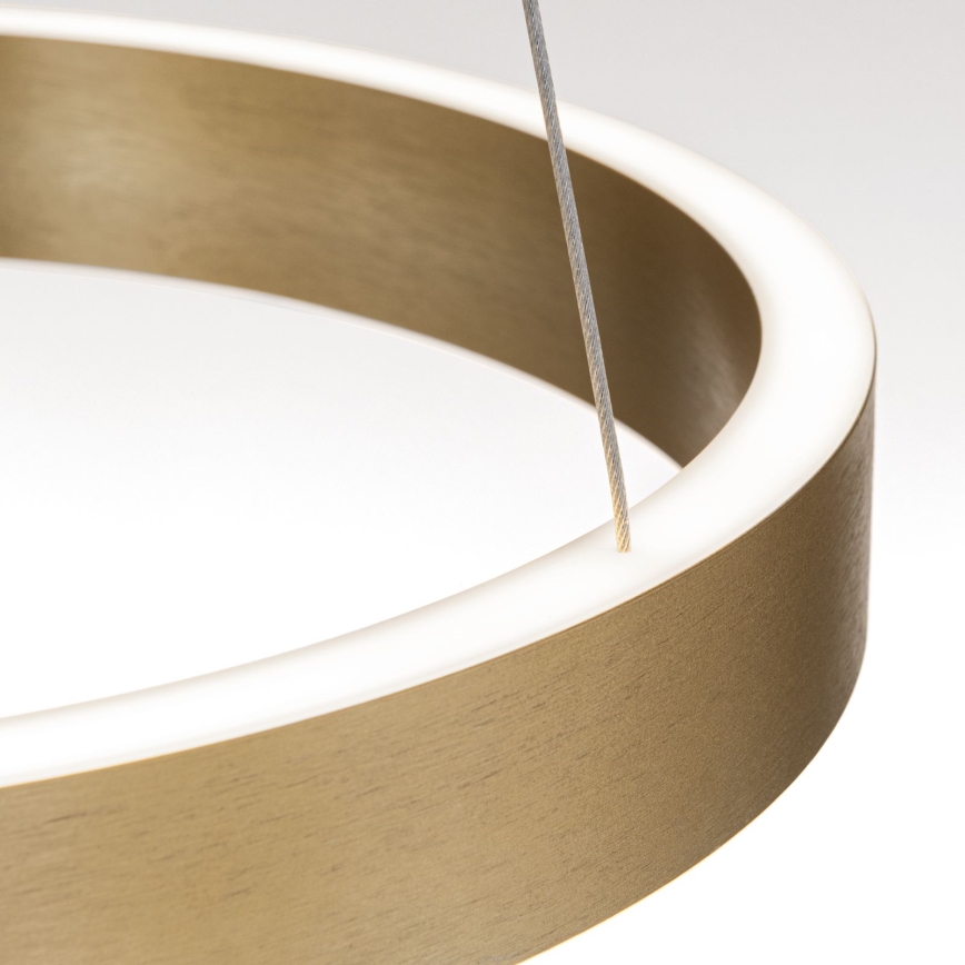 Orion - Dimmbare LED-Pendelleuchte an Kabel KOLK LED/40W/230V 2700/3000/4000K Ø 40 cm goldfarben