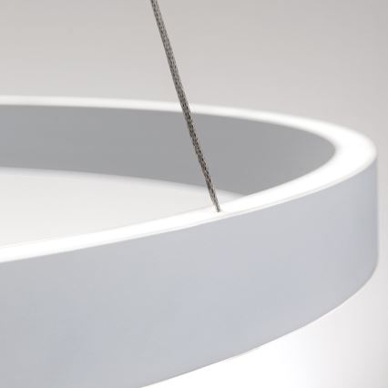 dimmbare LED-Pendelleuchte an Kabel KOLK LED/80W/230V 2700/3000/4000K Ø 80 cm weiß