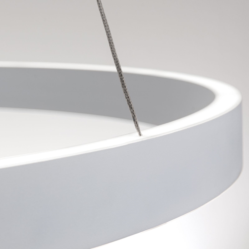 dimmbare LED-Pendelleuchte an Kabel KOLK LED/80W/230V 2700/3000/4000K Ø 80 cm weiß