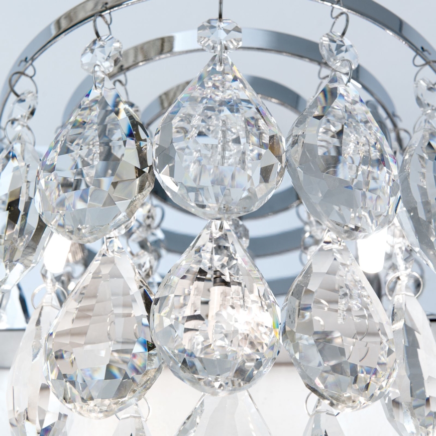 Kristall-Wandleuchte CELESTE 2xG9/40W/230V glänzendes Chrom