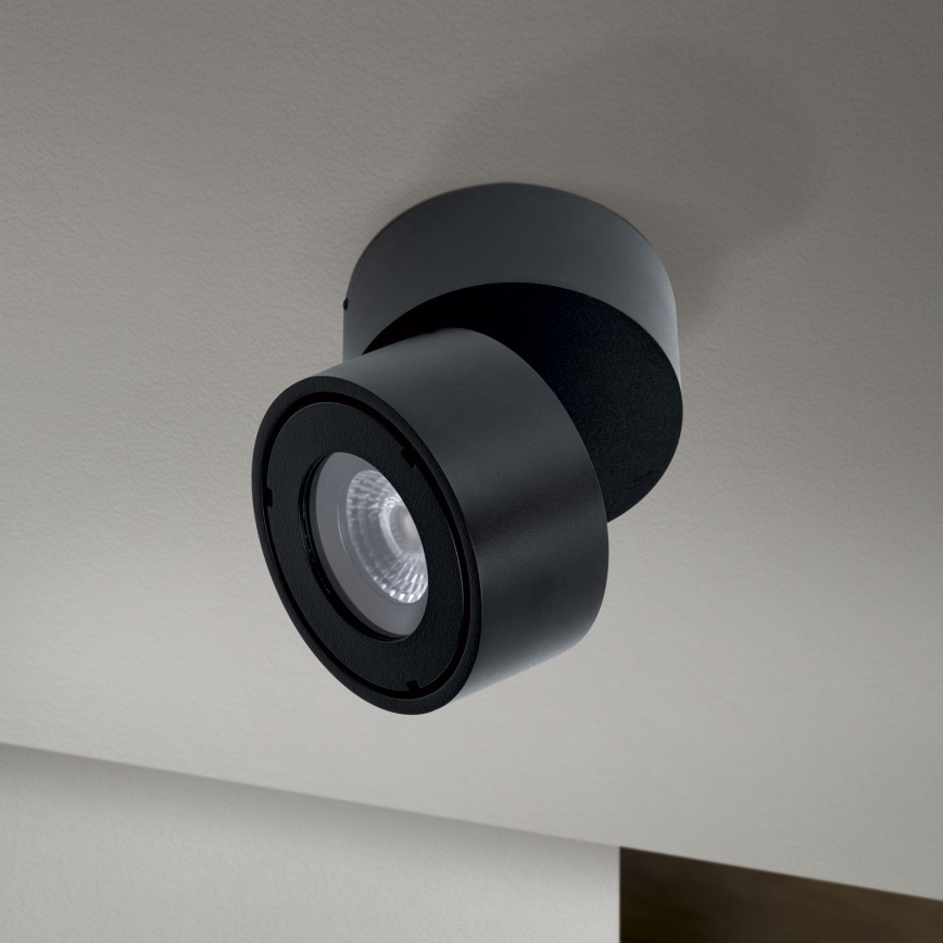 LED Dimmbares Badezimmer-Einbaustrahler HARVEY LED/15W/230V IP65 Schwarz