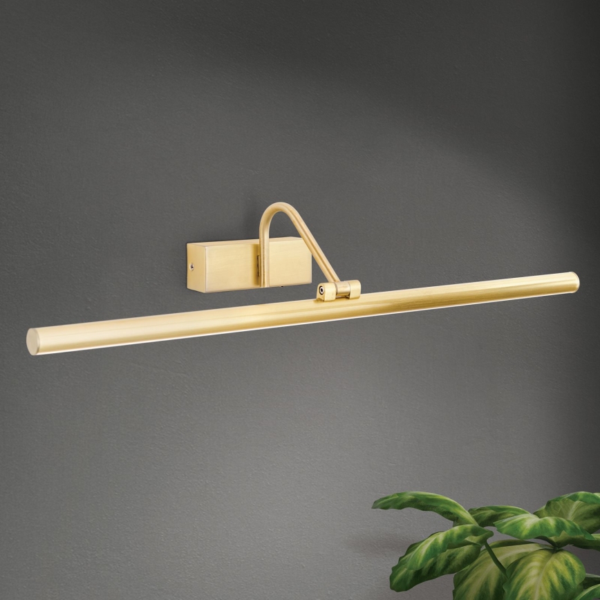 LED-Bilderleuchte PORTRAIT LED/12W/230V 60 cm golden