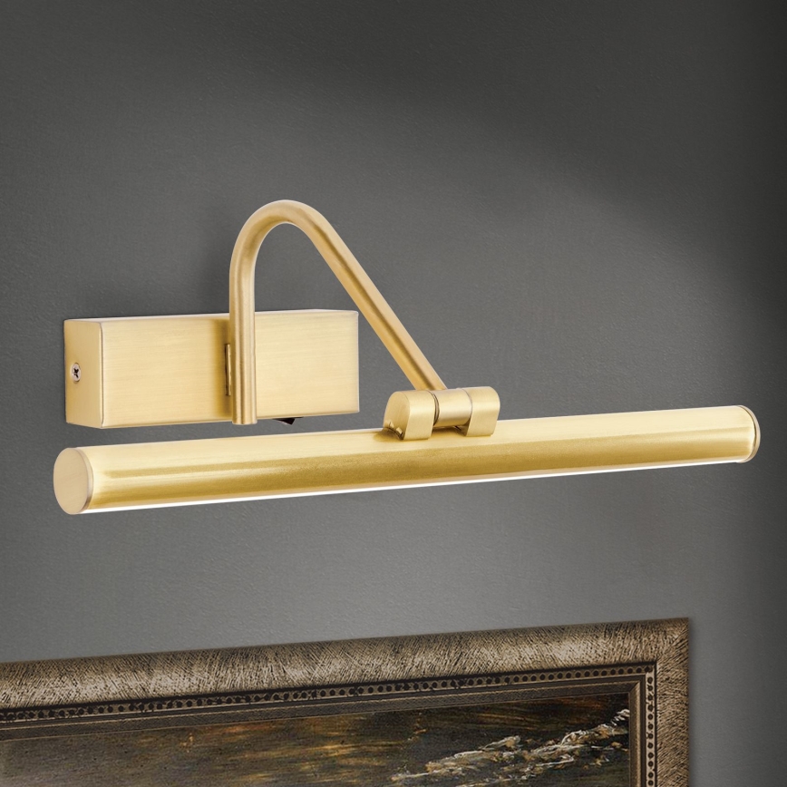 LED-Bilderleuchte PORTRAIT LED/6W/230V 30 cm golden