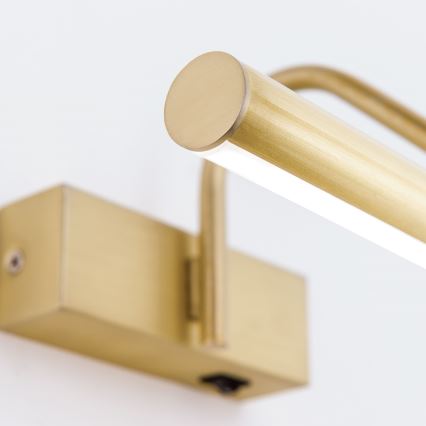 LED-Bilderleuchte PORTRAIT LED/6W/230V 30 cm golden