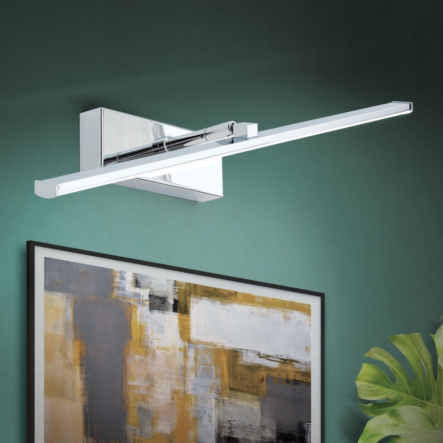 LED-Bilderleuchte PUBLIO LED/10W/230V 50 cm glänzendes Chrom