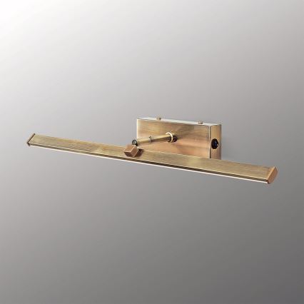 LED-Bilderleuchte PUBLIO LED/10W/230V 50 cm golden/Patina