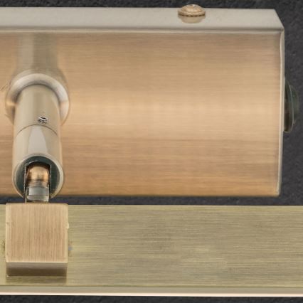 LED-Bilderleuchte PUBLIO LED/10W/230V 50 cm golden/Patina