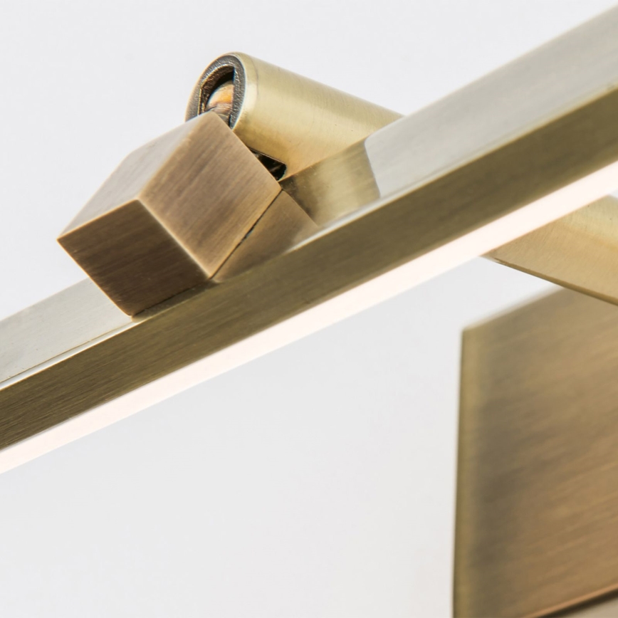 LED-Bilderleuchte PUBLIO LED/10W/230V 50 cm golden/Patina