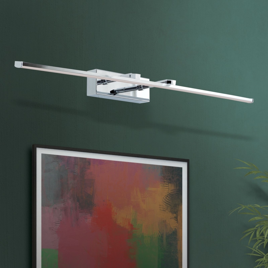 LED-Bilderleuchte PUBLIO LED/15W/230V 75 cm glänzendes Chrom