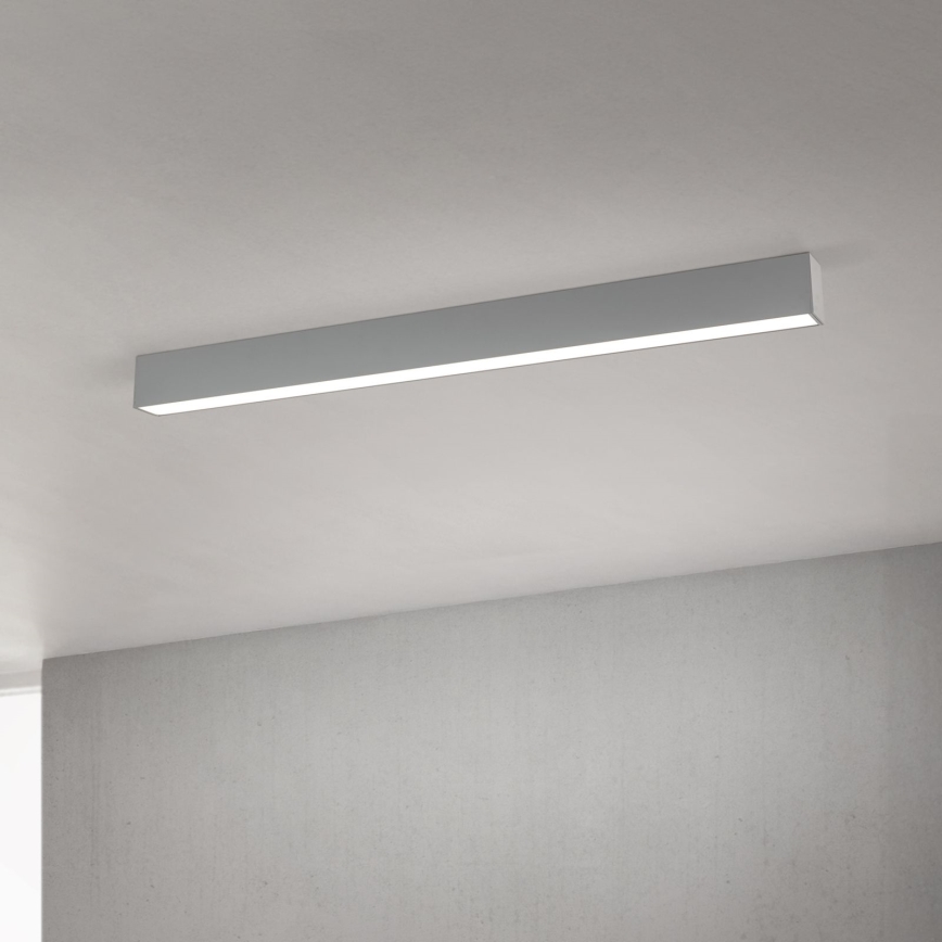 LED Decken-/Pendelleuchte 2-in-1 PALKKI LED/38W/230V 3000/4000/5000K grau