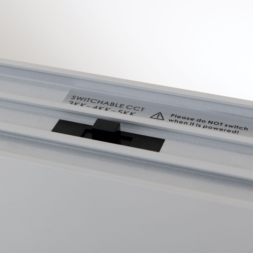 LED Decken-/Pendelleuchte 2-in-1 PALKKI LED/38W/230V 3000/4000/5000K grau