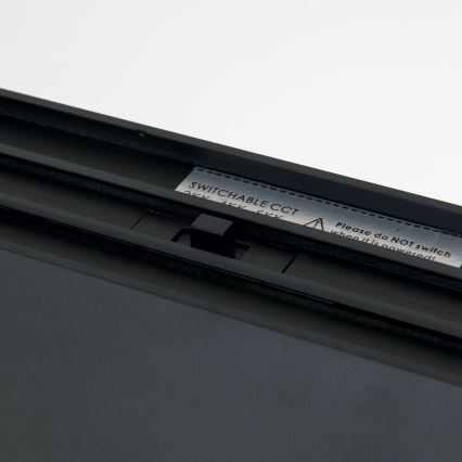 LED Decken-/Pendelleuchte 2-in-1 PALKKI LED/38W/230V 3000/4000/5000K schwarz