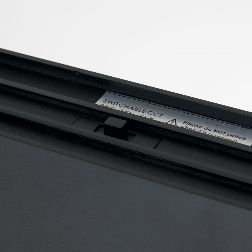 LED Decken-/Pendelleuchte 2-in-1 PALKKI LED/38W/230V 3000/4000/5000K schwarz