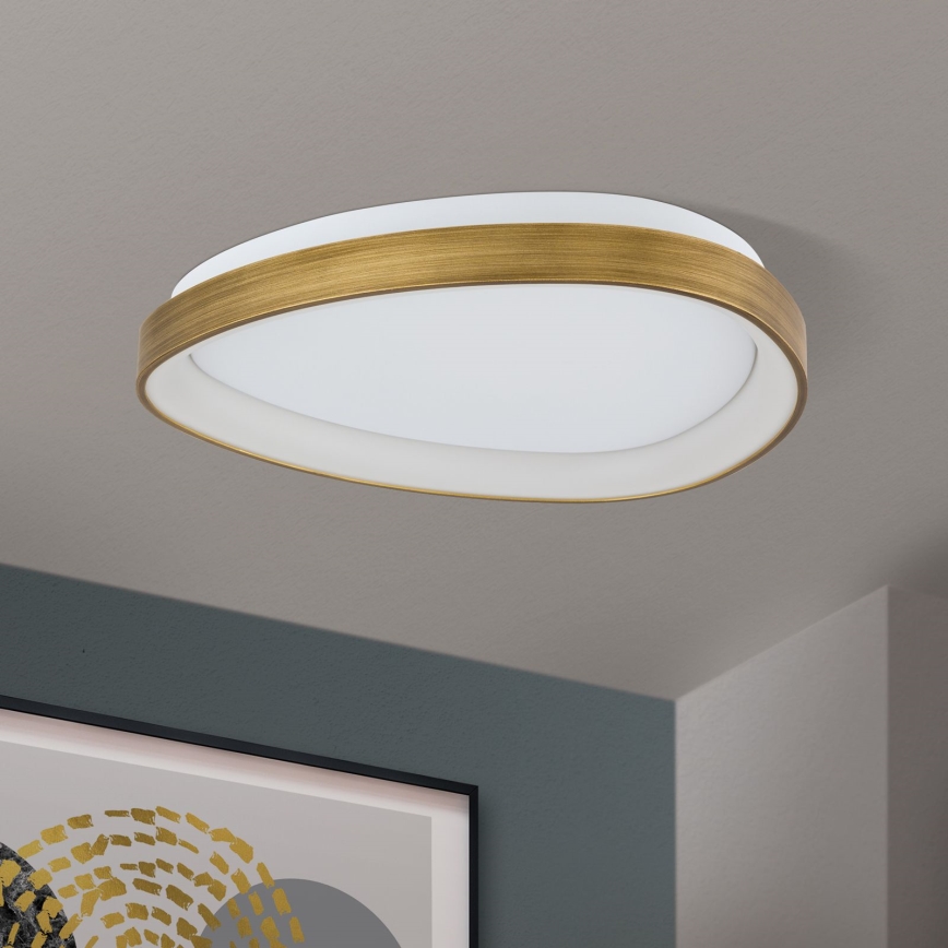 LED-Deckenleuchte CHARLIE LED/35W/230V d 45 cm golden