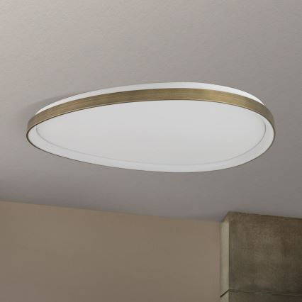 LED-Deckenleuchte CHARLIE LED/72W/230V d 80 cm golden