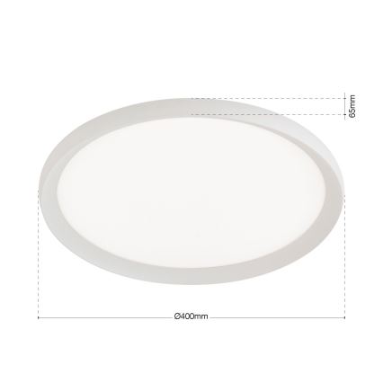 LED-Deckenleuchte KANT LED/30W/230V 2700/3000/4000K Ø 40 cm weiß