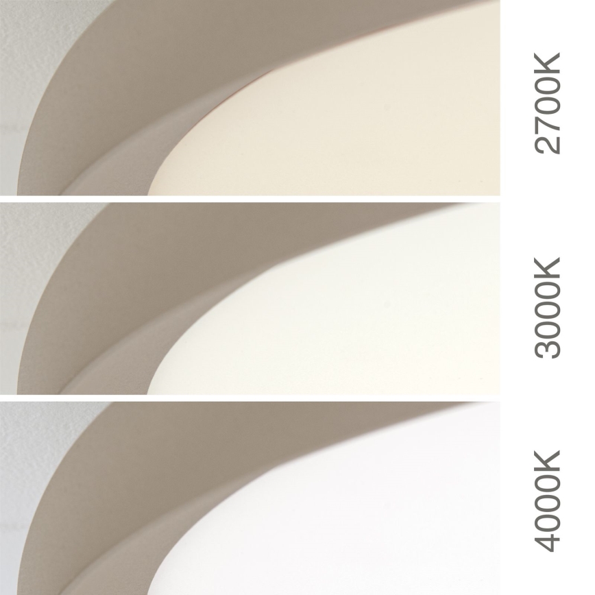 LED Deckenleuchte KANT LED/30W/230V 2700/3200/4000K Ø 40 cm beige