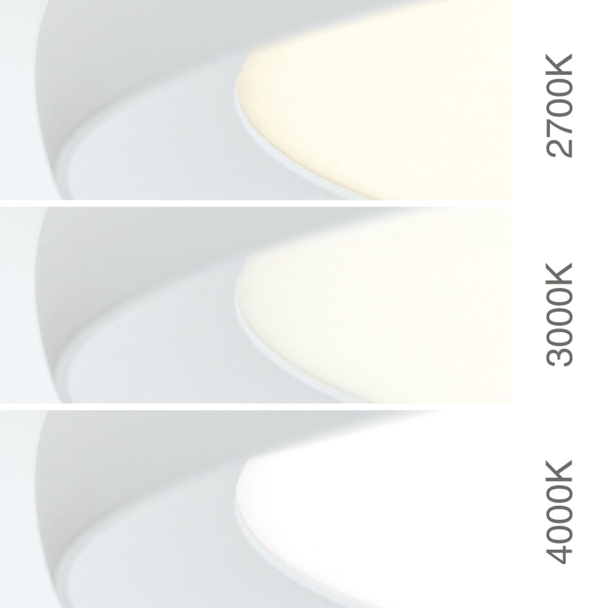 LED-Deckenleuchte KANT LED/50W/230V 2700/3000/4000K Ø 60 cm weiß