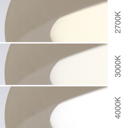 LED-Deckenleuchte KANT LED/50W/230V 2700/3200/4000K Ø 60 cm beige