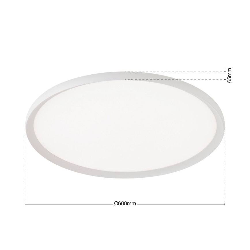 LED-Deckenleuchte KANT LED/50W/230V 2700/3200/4000K Ø 60 cm weiß