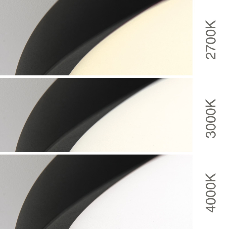 LED-Deckenleuchte KANT LED/66W/230V 2700/3000/4000K Ø 80 cm schwarz