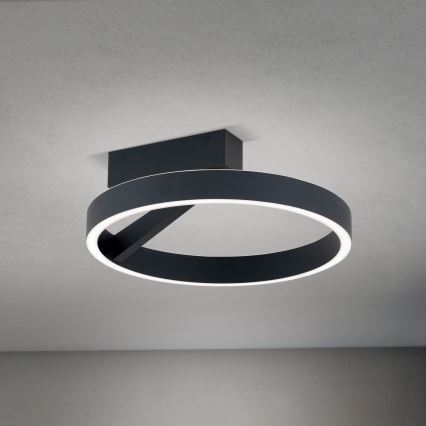 LED-Deckenleuchte KOLK LED/40W/230V 2700/3000/4000K Ø 40 cm schwarz