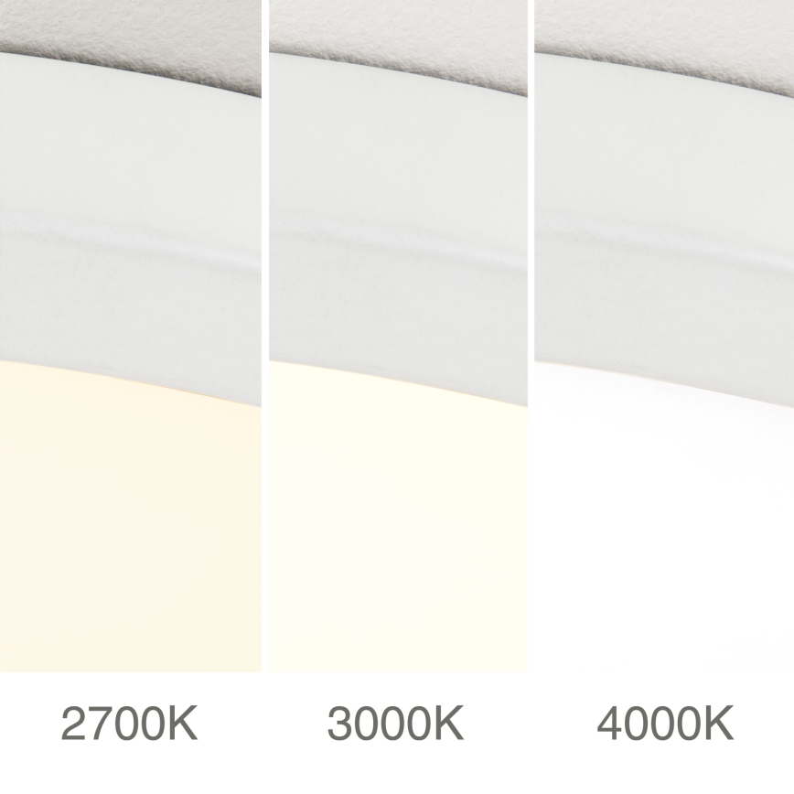 Dimmbare LED-Deckenleuchte DISC LED/30W/230V 2700/3000/4000K Ø 40 cm weiß