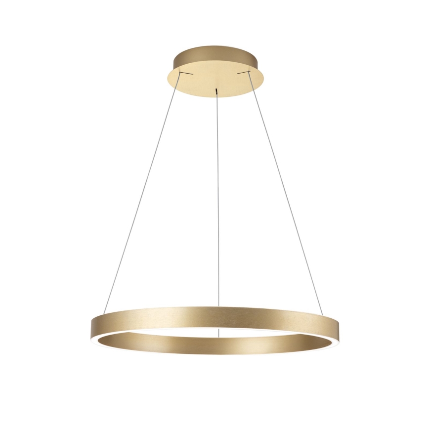 Orion - Dimmbare LED-Pendelleuchte an Seil KOLK LED/60W/230V 2700/3000/4000K Ø 60 cm gold