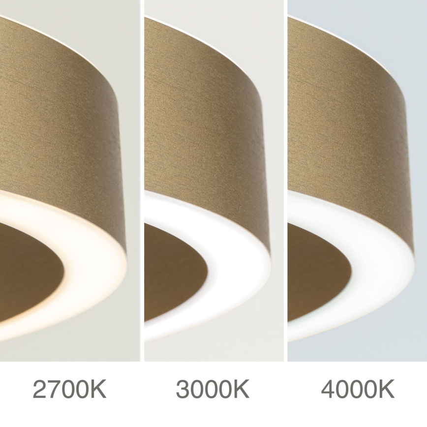 Orion - Dimmbare LED-Pendelleuchte an Seil KOLK LED/60W/230V 2700/3000/4000K Ø 60 cm gold