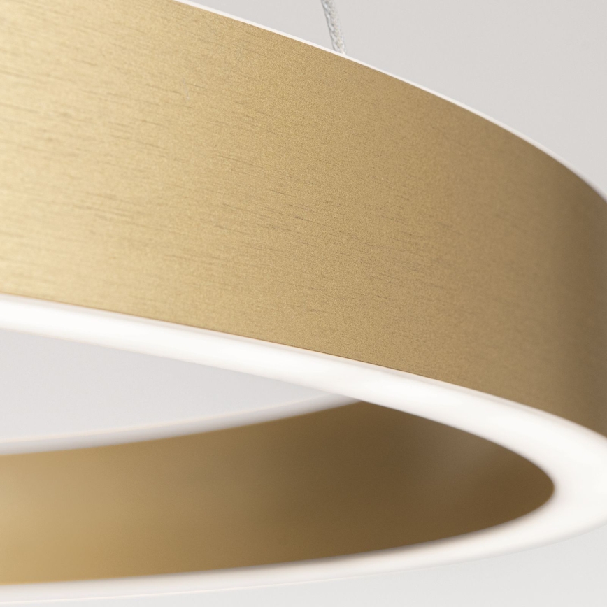 Orion - Dimmbare LED-Pendelleuchte an Seil KOLK LED/60W/230V 2700/3000/4000K Ø 60 cm gold