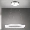 Orion - LED dimmbare Pendelleuchte mit Seilaufhängung KOLK LED/60W/230V 2700/3000/4000K Ø 60 cm weiß
