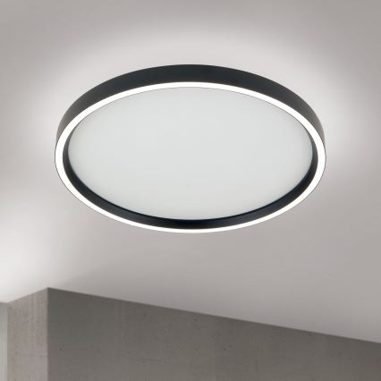 LED Dimmbares Deckenleuchte MASCA LED/36W/230V 2700/3350/4000K Ø 40 cm Schwarz