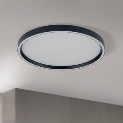 LED Dimmbares Deckenleuchte MASCA LED/36W/230V 2700/3350/4000K Ø 40 cm Schwarz