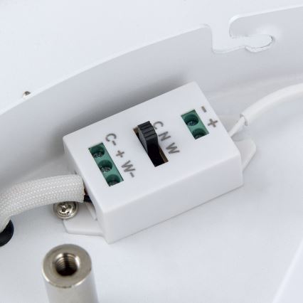 LED Dimmbares Deckenleuchte MASCA LED/36W/230V 2700/3350/4000K Ø 40 cm Schwarz