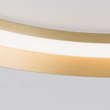 LED dimmbares Deckenleuchte MANTA LED/38W/230V 2700/3000/4000K Ø 45 cm gold