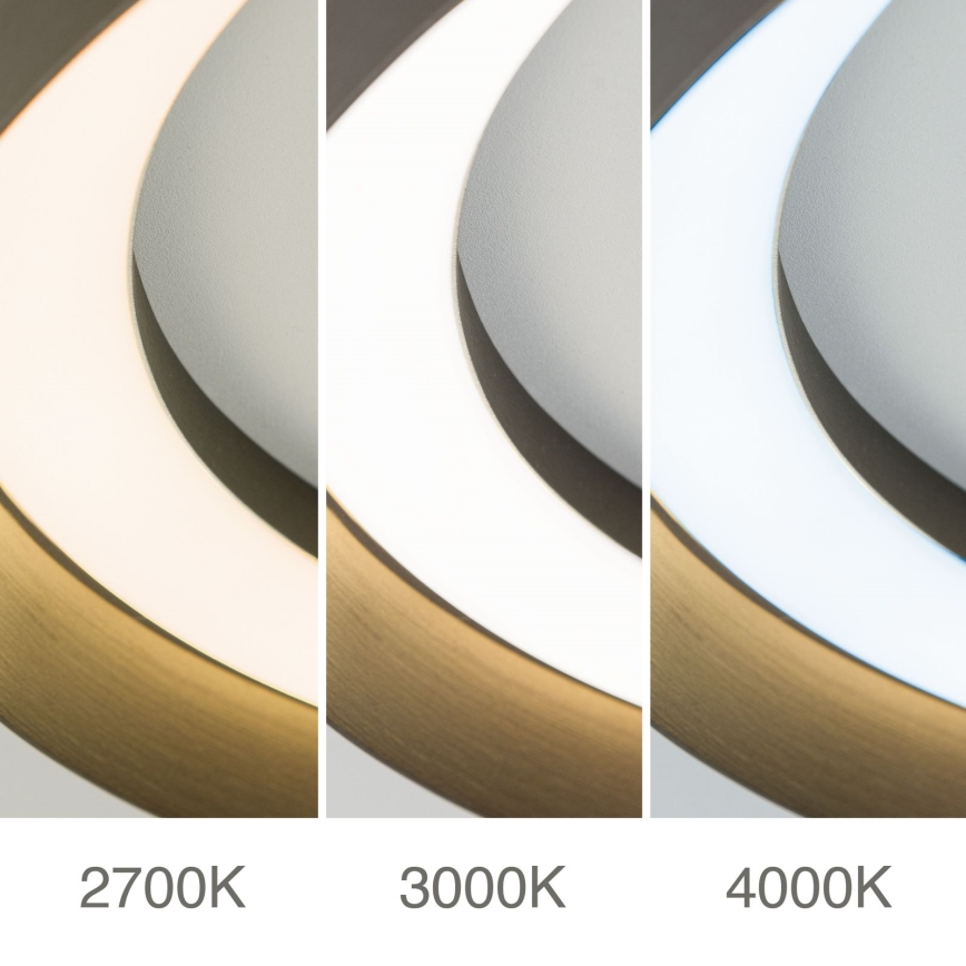 LED Dimmbares Deckenleuchte MANTA LED/38W/230V 2700/3000/4000K Ø 45 cm Braun