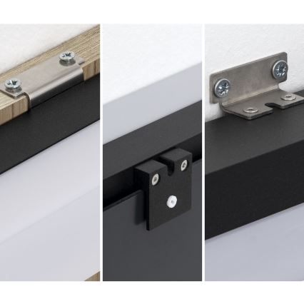 LED-Spiegelbeleuchtung für Badezimmer HORIZON LED/18W/230V 3000/4000K 90 cm IP44 schwarz