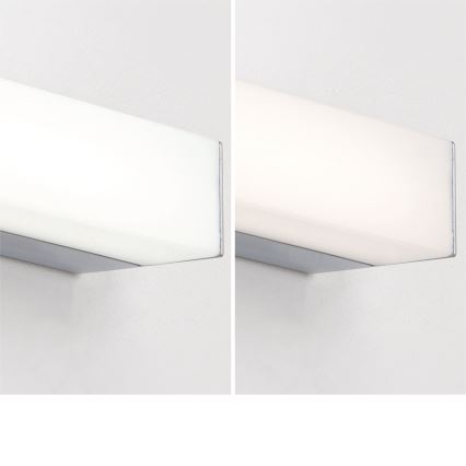 LED-Spiegelbeleuchtung für Badezimmer HORIZON LED/18W/230V 3000/4000K 90 cm IP44 silbern