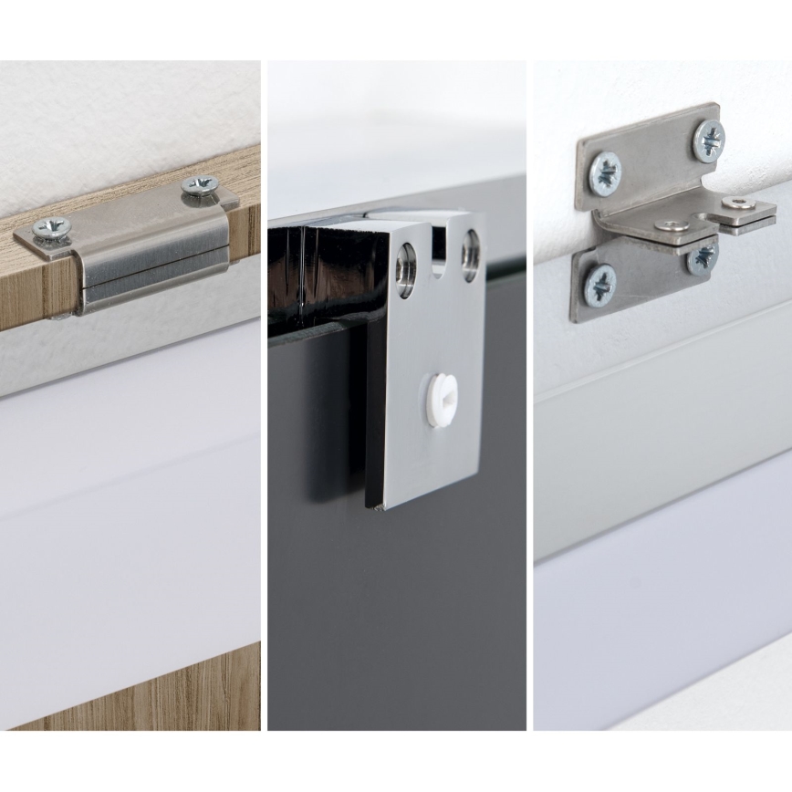 LED-Spiegelbeleuchtung für Badezimmer HORIZON LED/18W/230V 3000/4000K 90 cm IP44 silbern