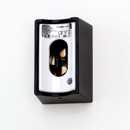 LED-Wandleuchte VISAGIST 1xS14d/8W/230V schwarz