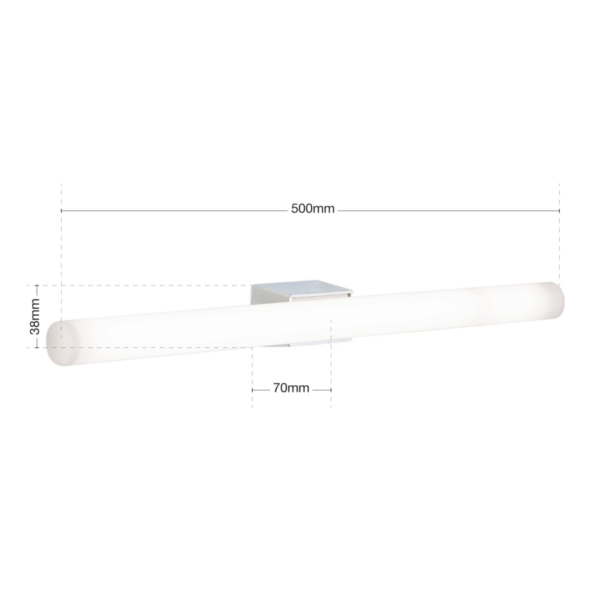 LED-Wandleuchte VISAGIST 1xS14d/8W/230V weiß