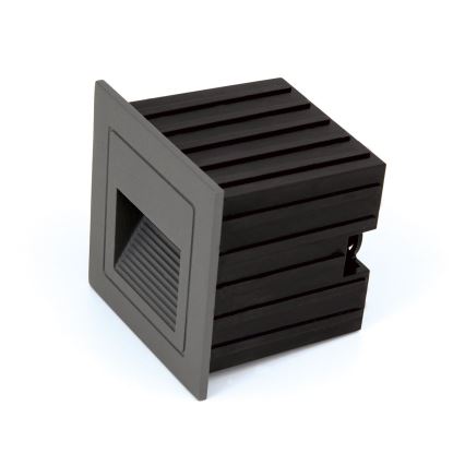 LED Einbauleuchte LORO LED/2W/230V IP65 Anthrazit