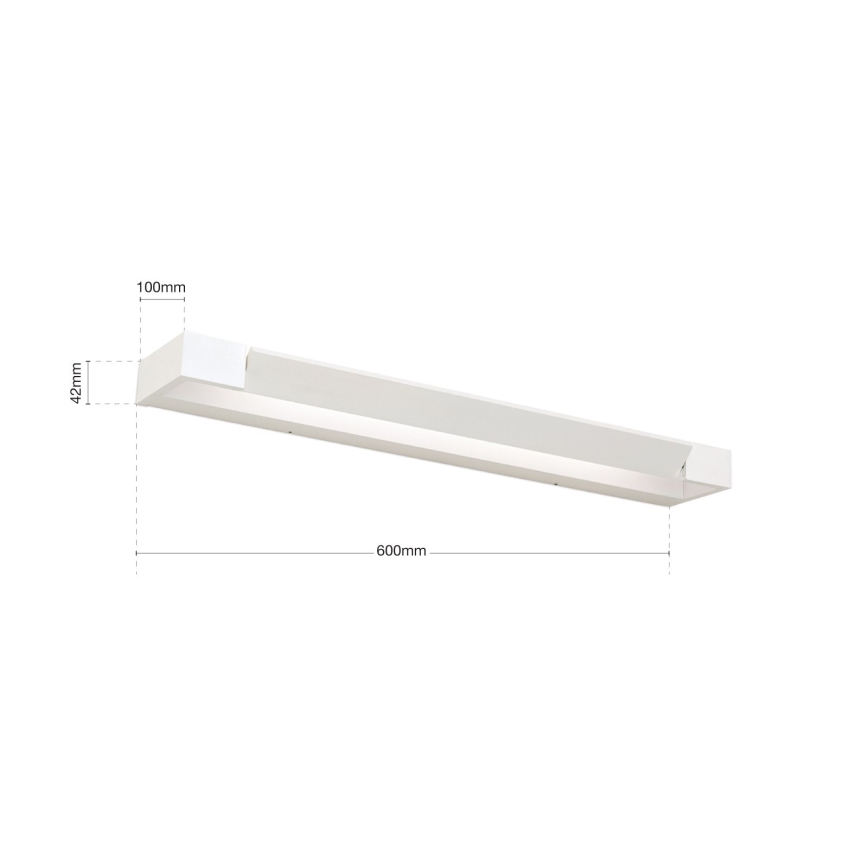 LED Badezimmerspiegelbeleuchtung MARILYN LED/18W/230V 60 cm IP44 Weiß