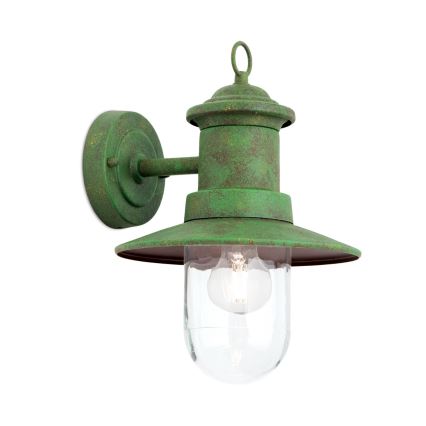 Outdoor-Wandleuchte LEONIE 1xE27/60W/230V IP44 grün