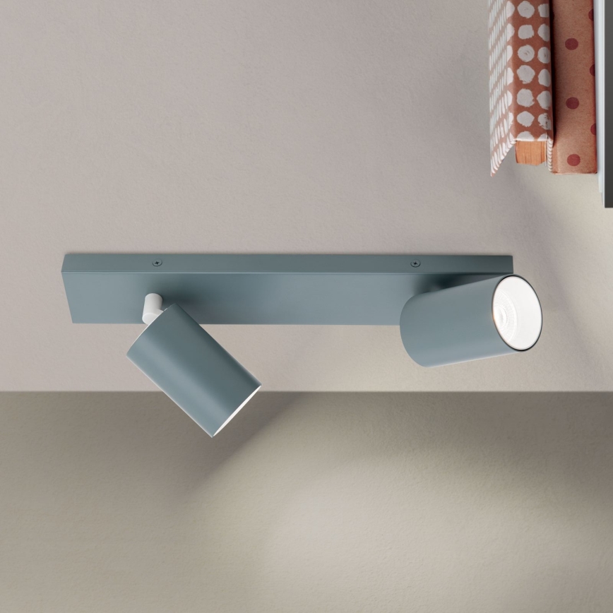 Spotleuchte PENN 2xGU10/13W/230V grau