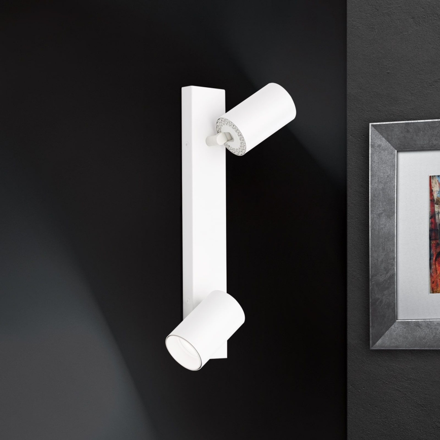 Deckenspot SEAN 2x GU10/13W/230V Weiß