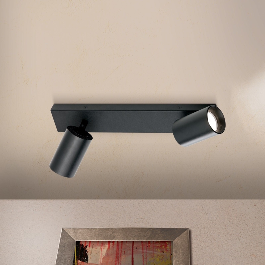 Spotleuchte SEAN 2xGU10/13W/230V schwarz